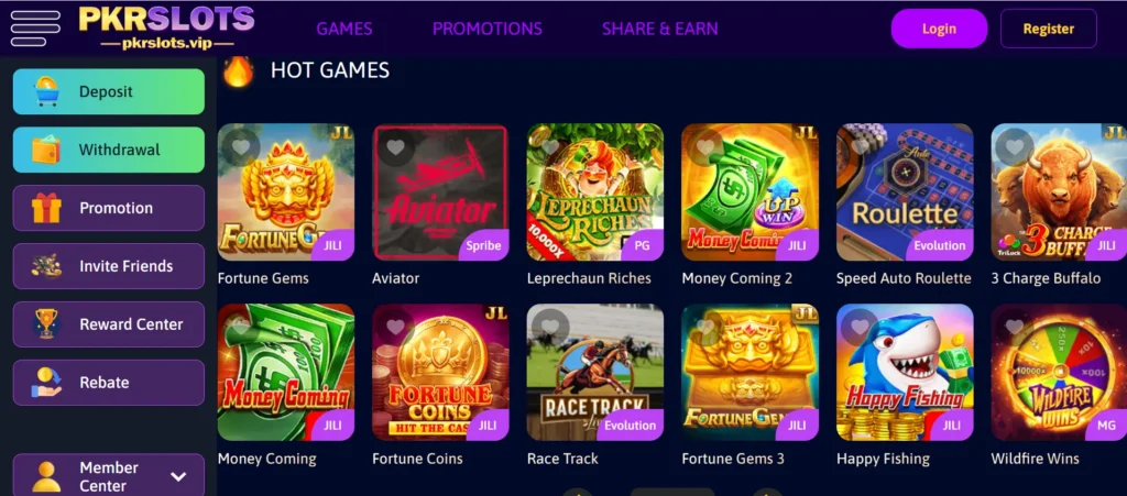 pkr slots download