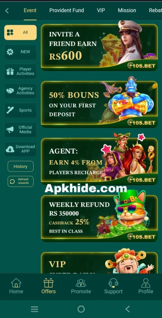 10s bet login